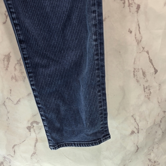 J Brand Jeans Womens 30 Skinny Striped Dark Wash Mid Rise Ruby Breaker - Picture 5 of 13